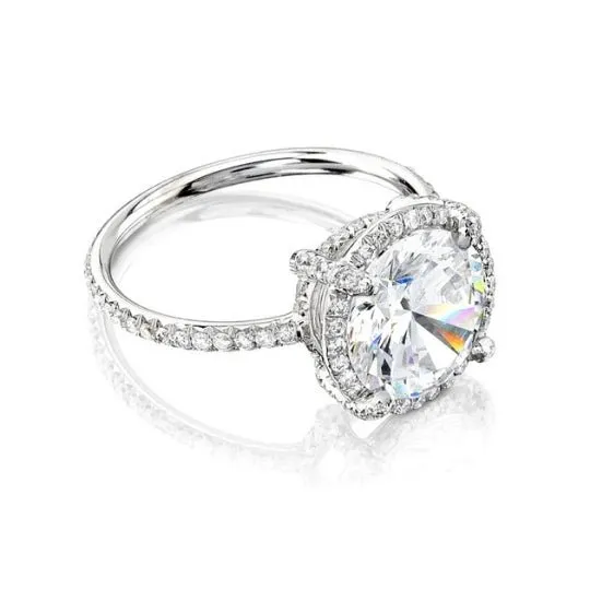1 Carat Round Cut Diamond - E SI2 - 1.07ct - 107634