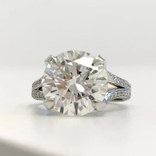 1/2 Carat Round Cut Diamond - E SI1 - 0.65ct - 215519