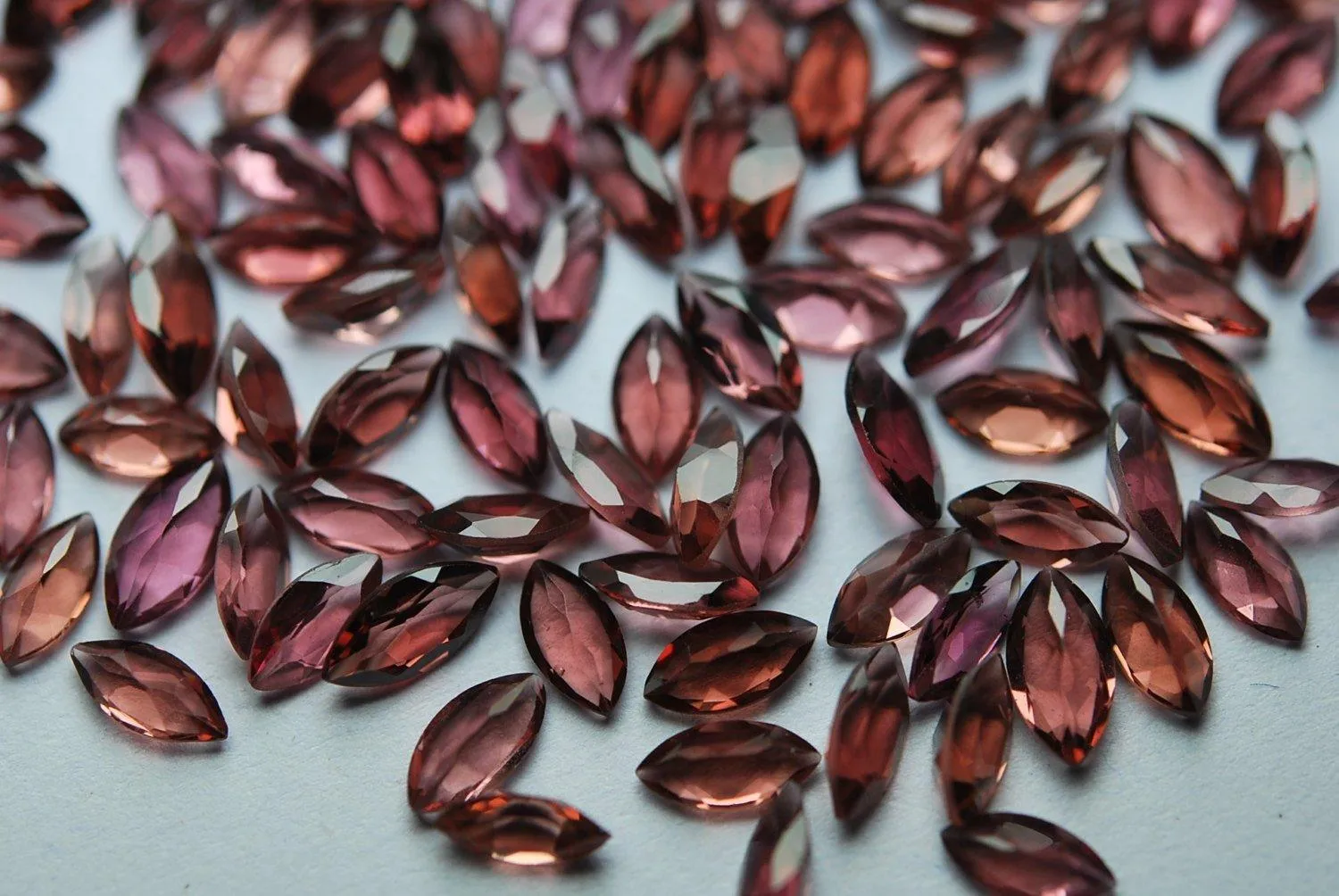 20 Pcs, Aaa Quality, Natural Mozambique Garnet Faceted Marquise Shape, 6X3mm