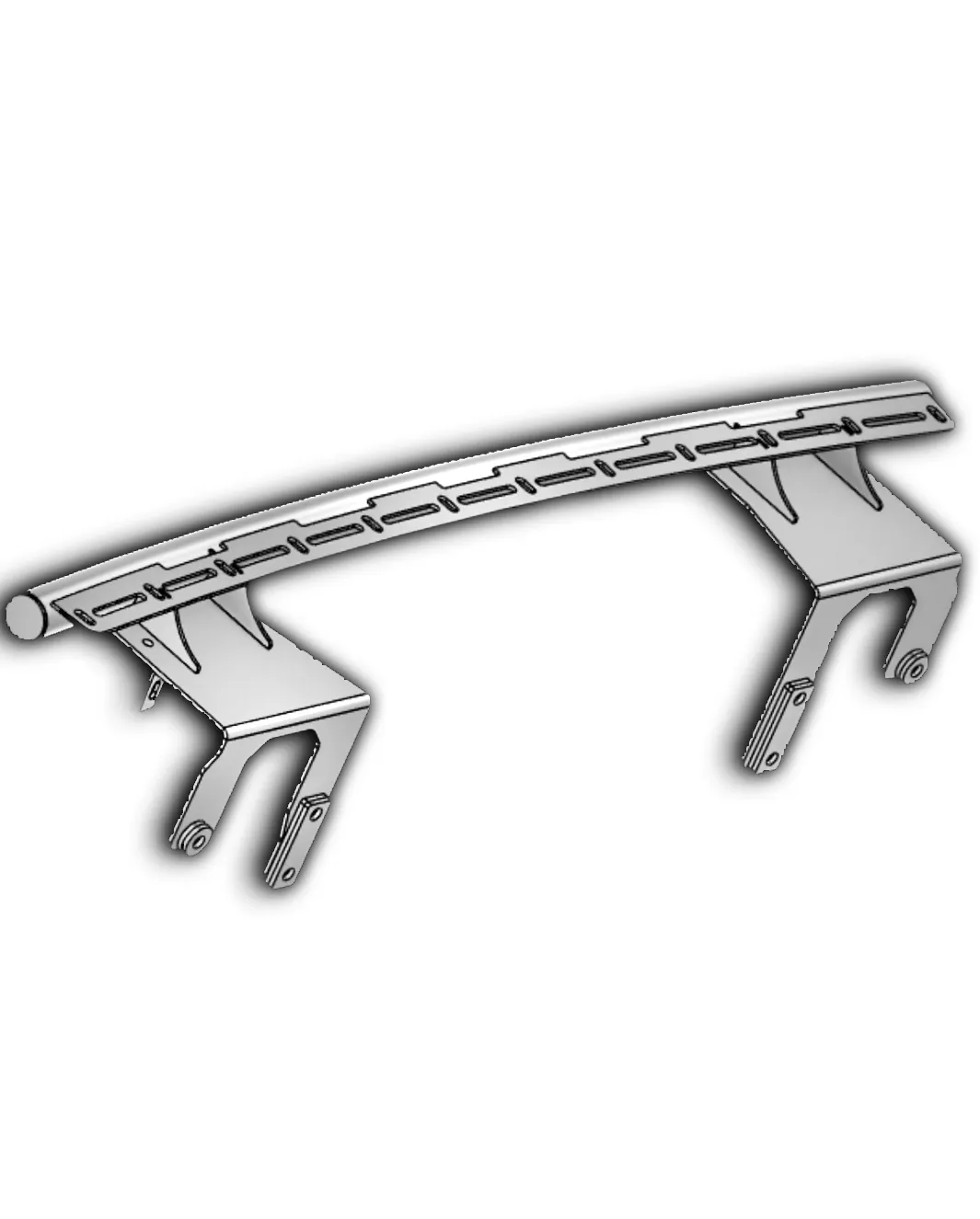 2024 Ranger Raptor Front Light Mount Kit (for stock bumper) - Use Any Light