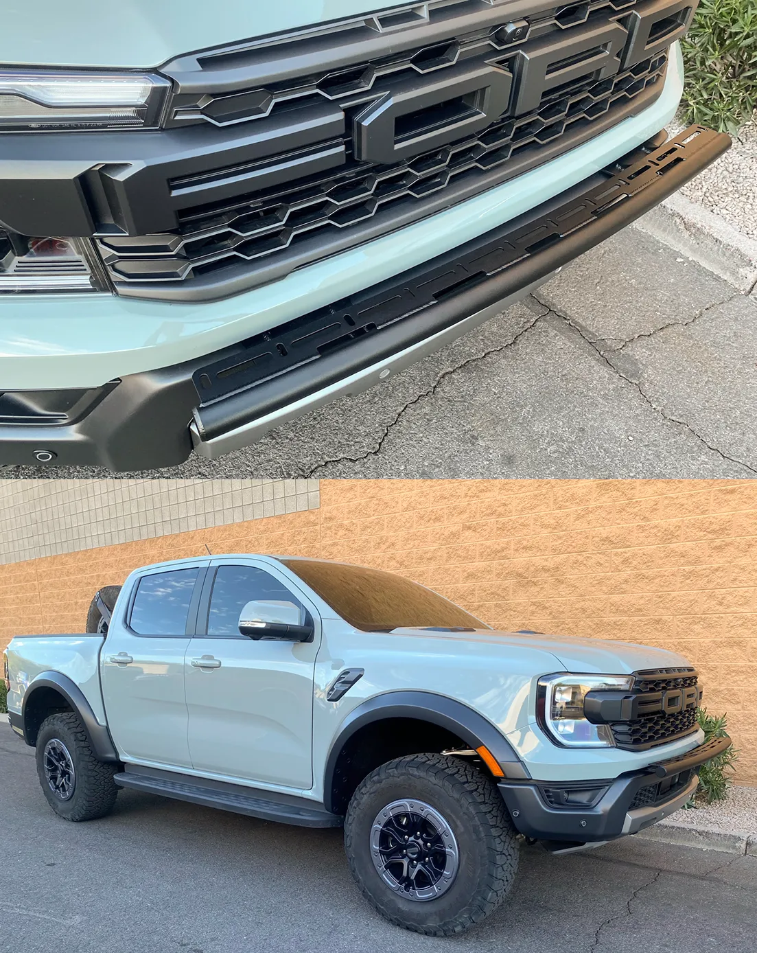 2024 Ranger Raptor Front Light Mount Kit (for stock bumper) - Use Any Light