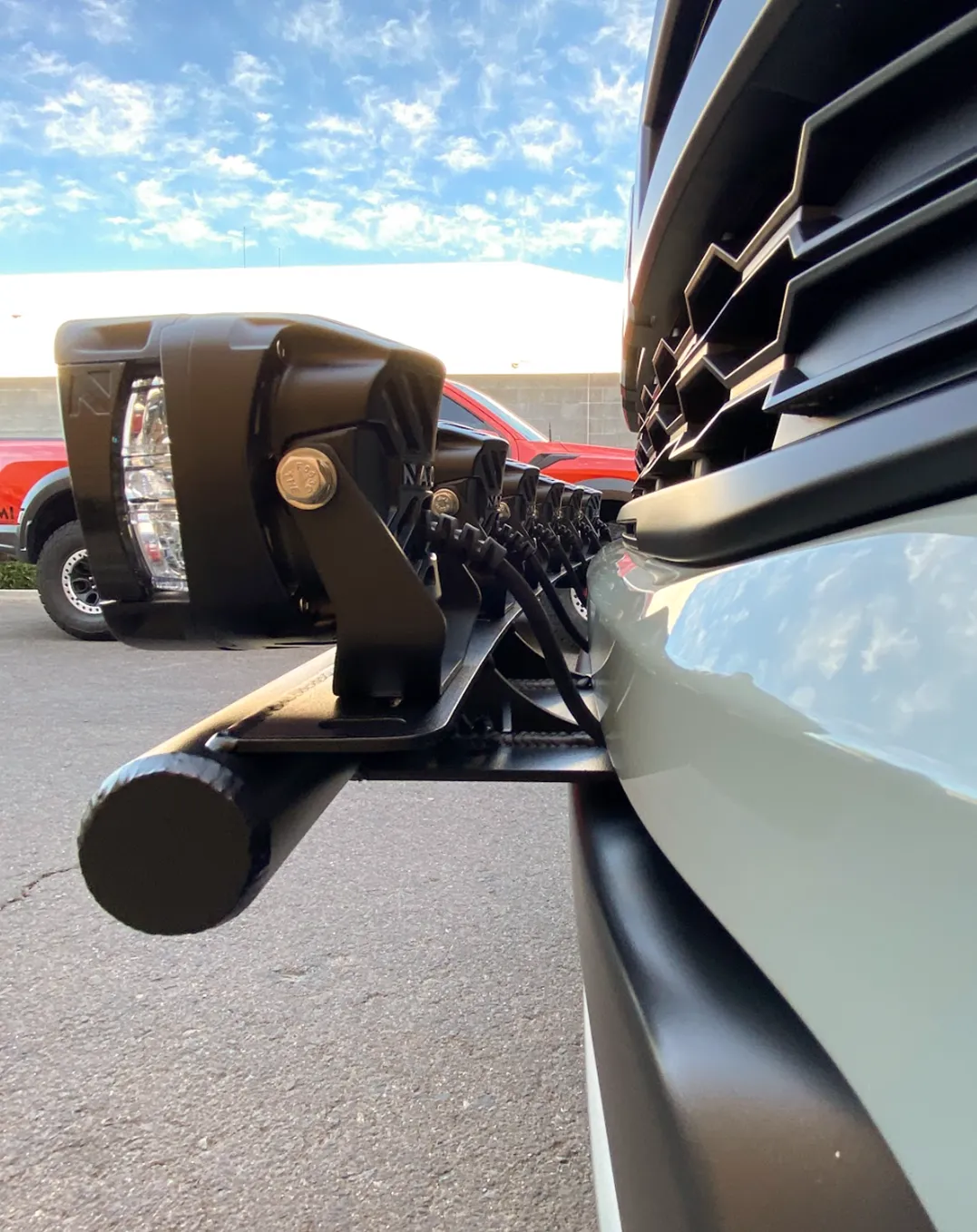 2024 Ranger Raptor Front Light Mount Kit (for stock bumper) - Use Any Light