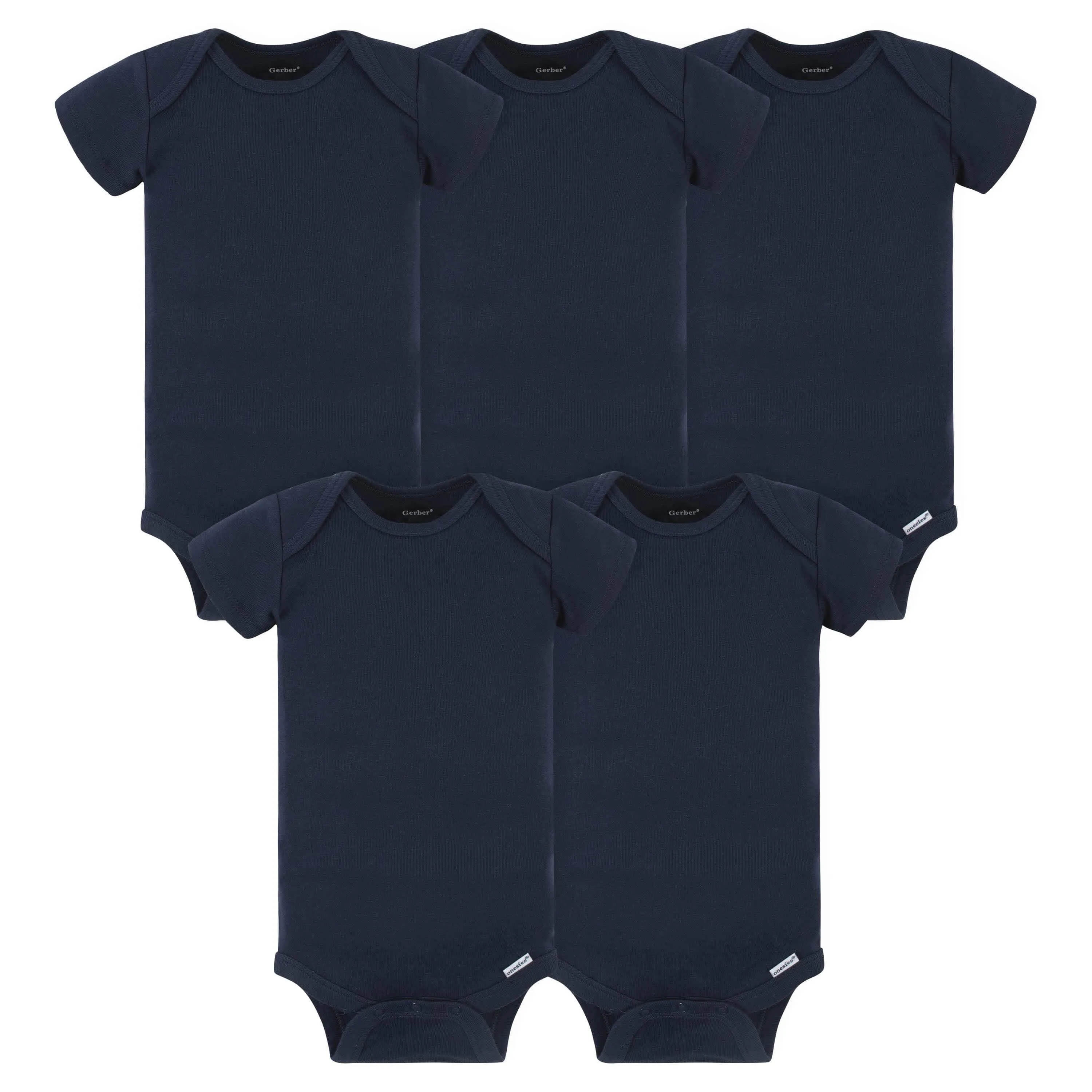 5-Pack Baby Navy Onesies® Bodysuits