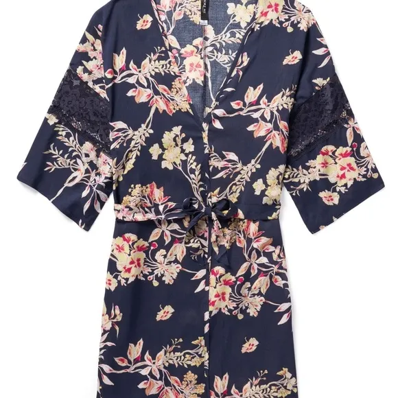 Adore Me Floral Print Boho Cotton Robe