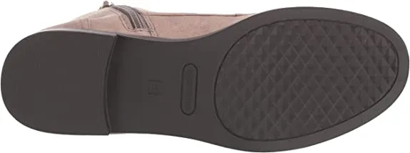Aerosoles Women's Prism Combat Boot, Grey Fabric, 5.5 M US