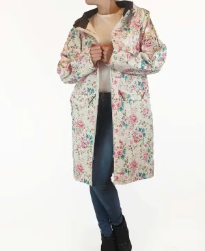 Agua Zero floral raincoat size S