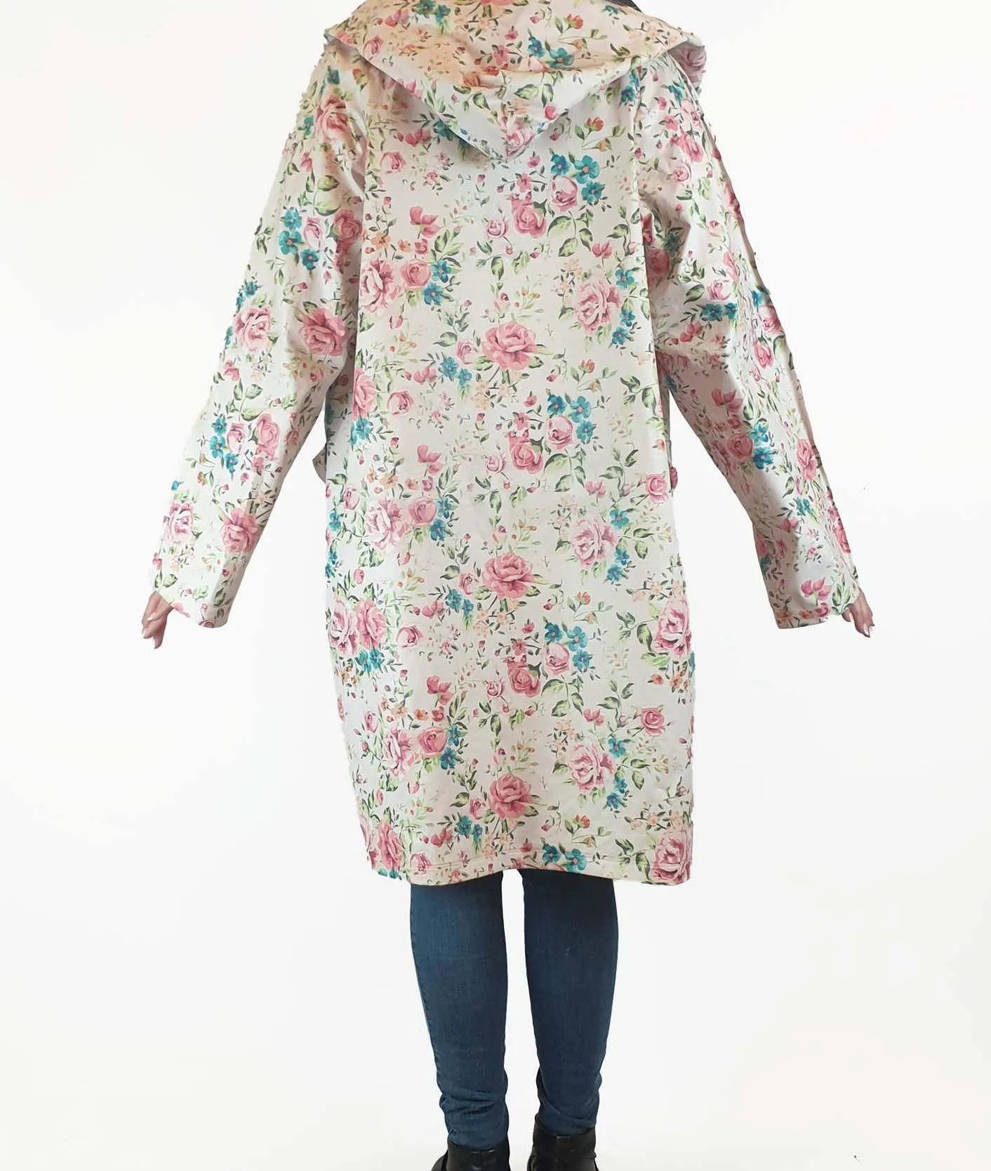 Agua Zero floral raincoat size S