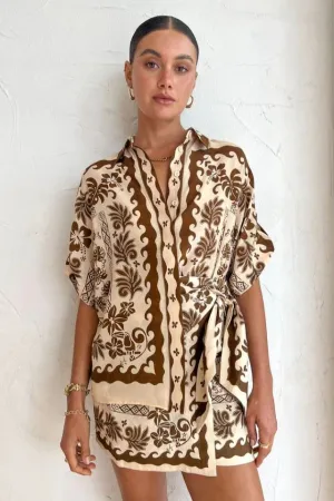 Alemais Tropic Shirt and Skirt Set