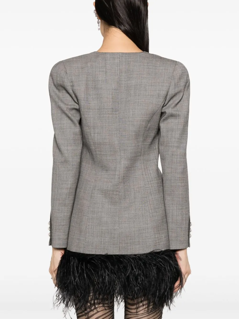 Alessandra Rich Grey Jackets