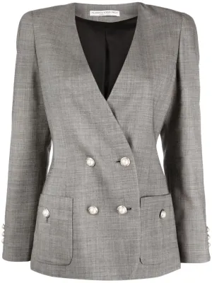Alessandra Rich Grey Jackets