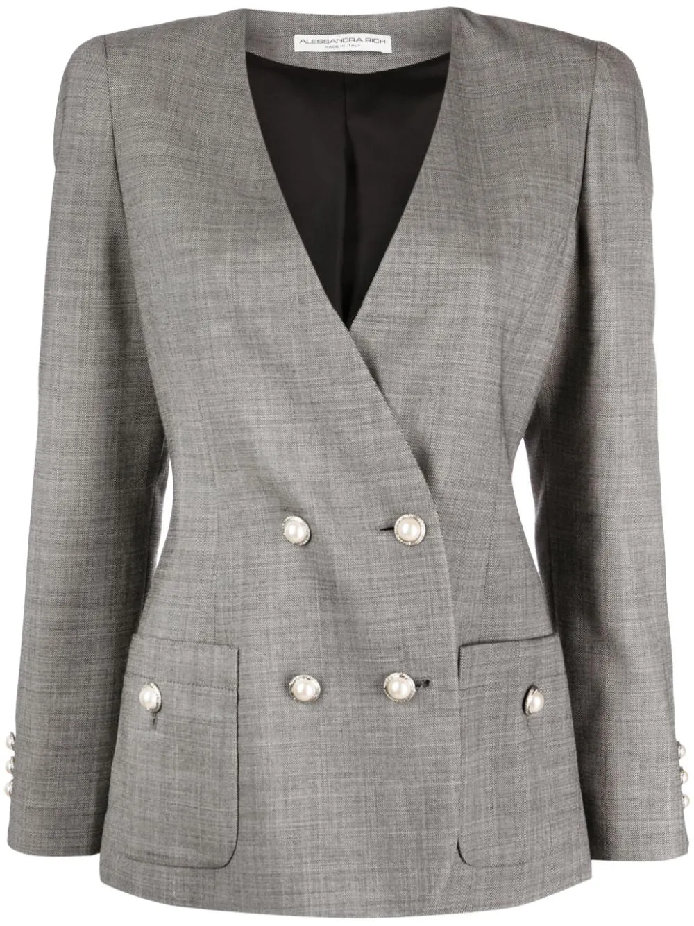 Alessandra Rich Grey Jackets