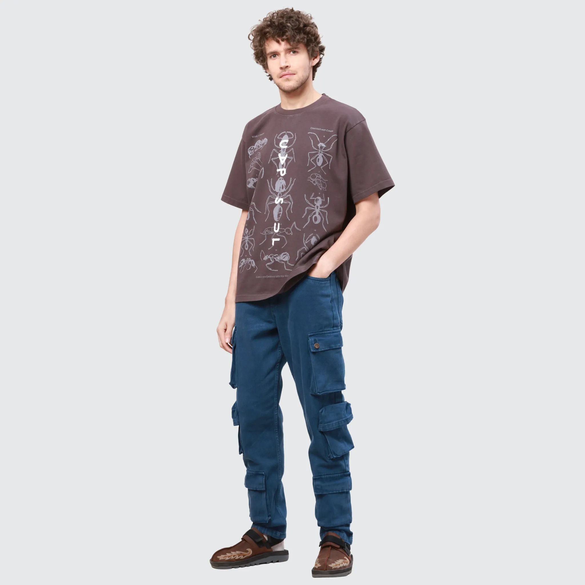 ANT FAM TEE (CAFÉ NOIR BROWN)