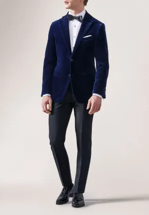Ariston di Napoli Navy Velvet Soft Solid Cotton
