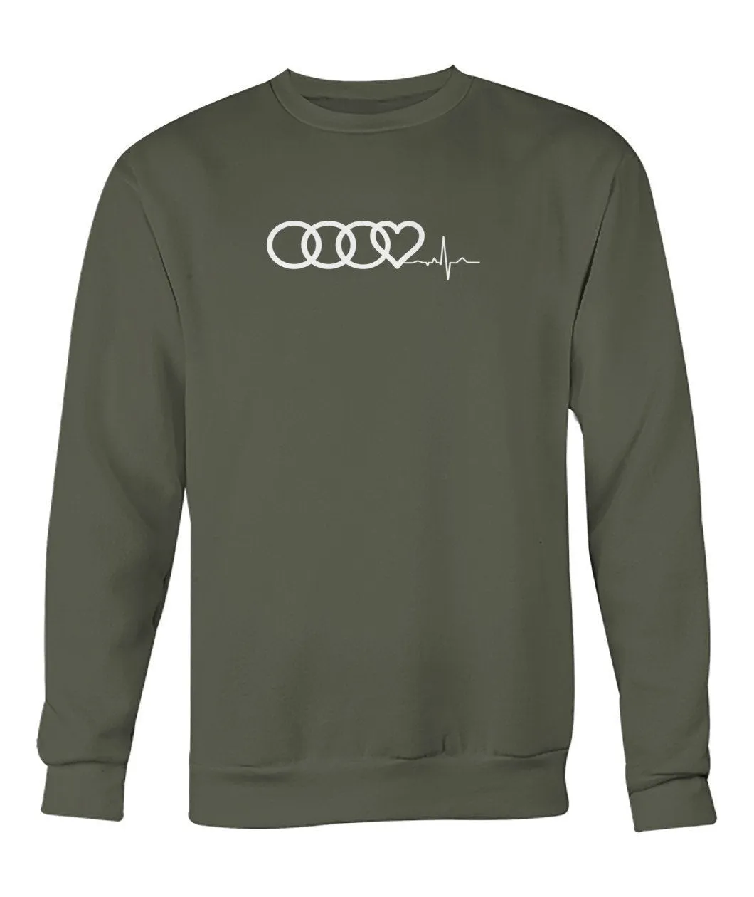 AUDI HEART BEAT Crew Neck Sweatshirt