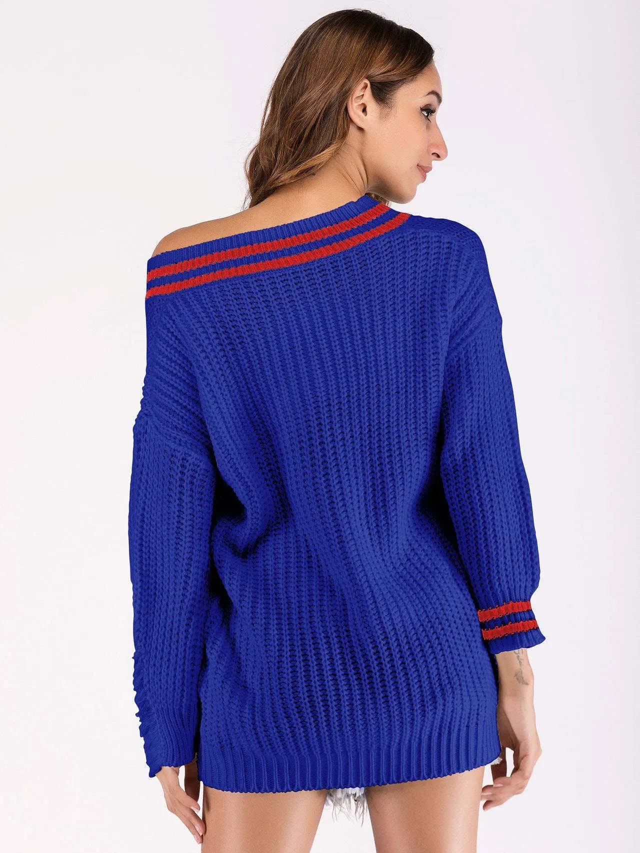 Autumn and Winter Wild Soft Loose Bottoming Sweater Women's New Long-sleeved Sweater