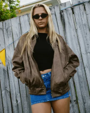 BACK STREET FAUX LEATHER JACKET