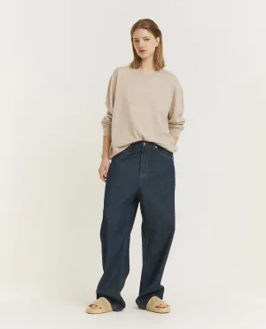 Baggy Peggy Spijkerbroek - Donkerblauw