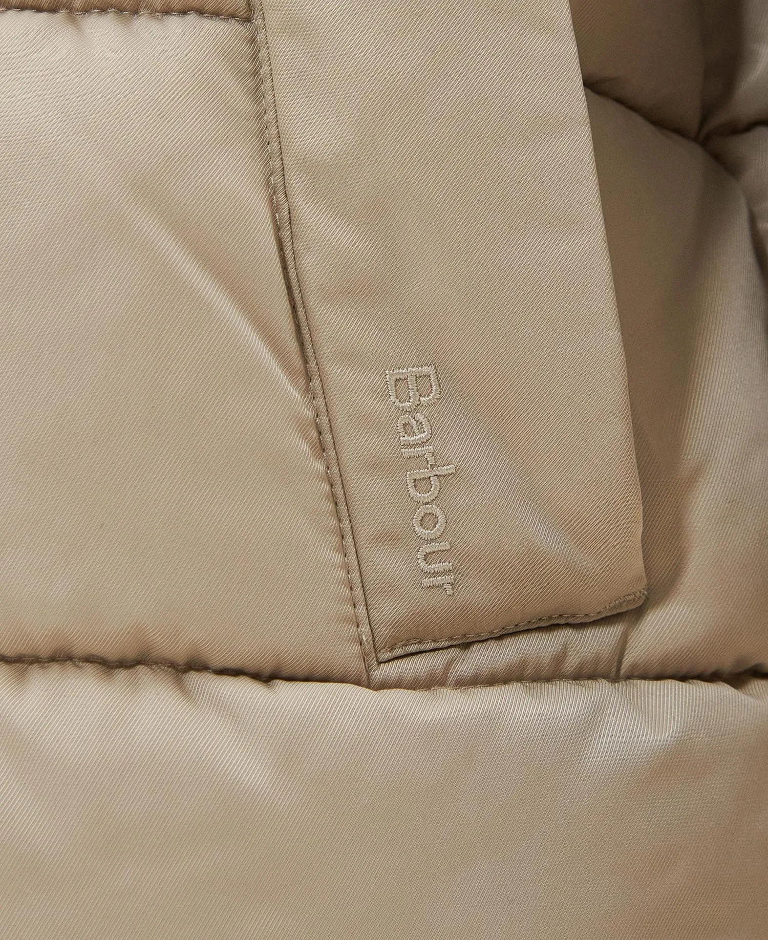 Barbour Germaine Quilted Jacket Light Fawn/Ancient Poplar Tartan