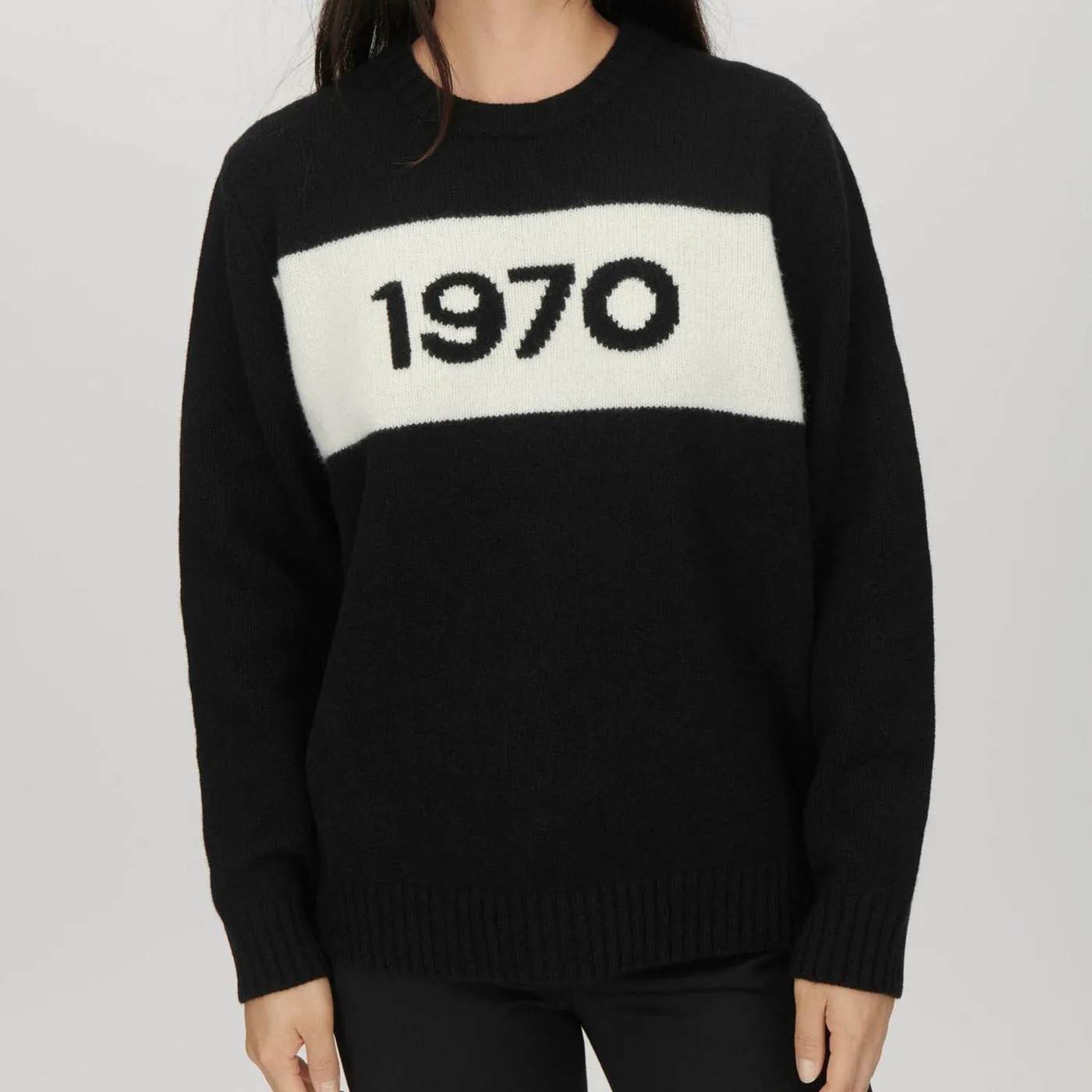 Bella Freud 1970 Oversized Jumper Black