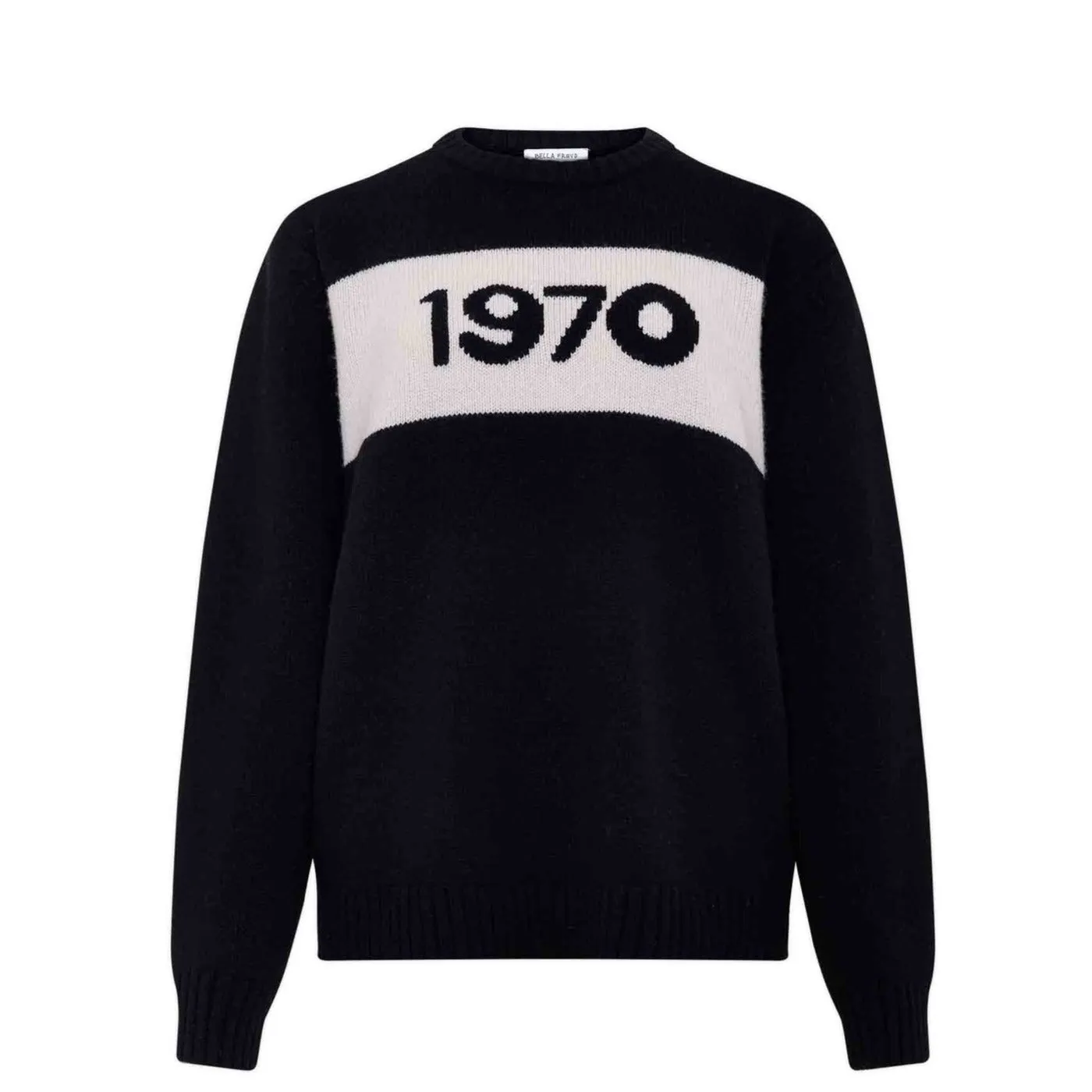 Bella Freud 1970 Oversized Jumper Black