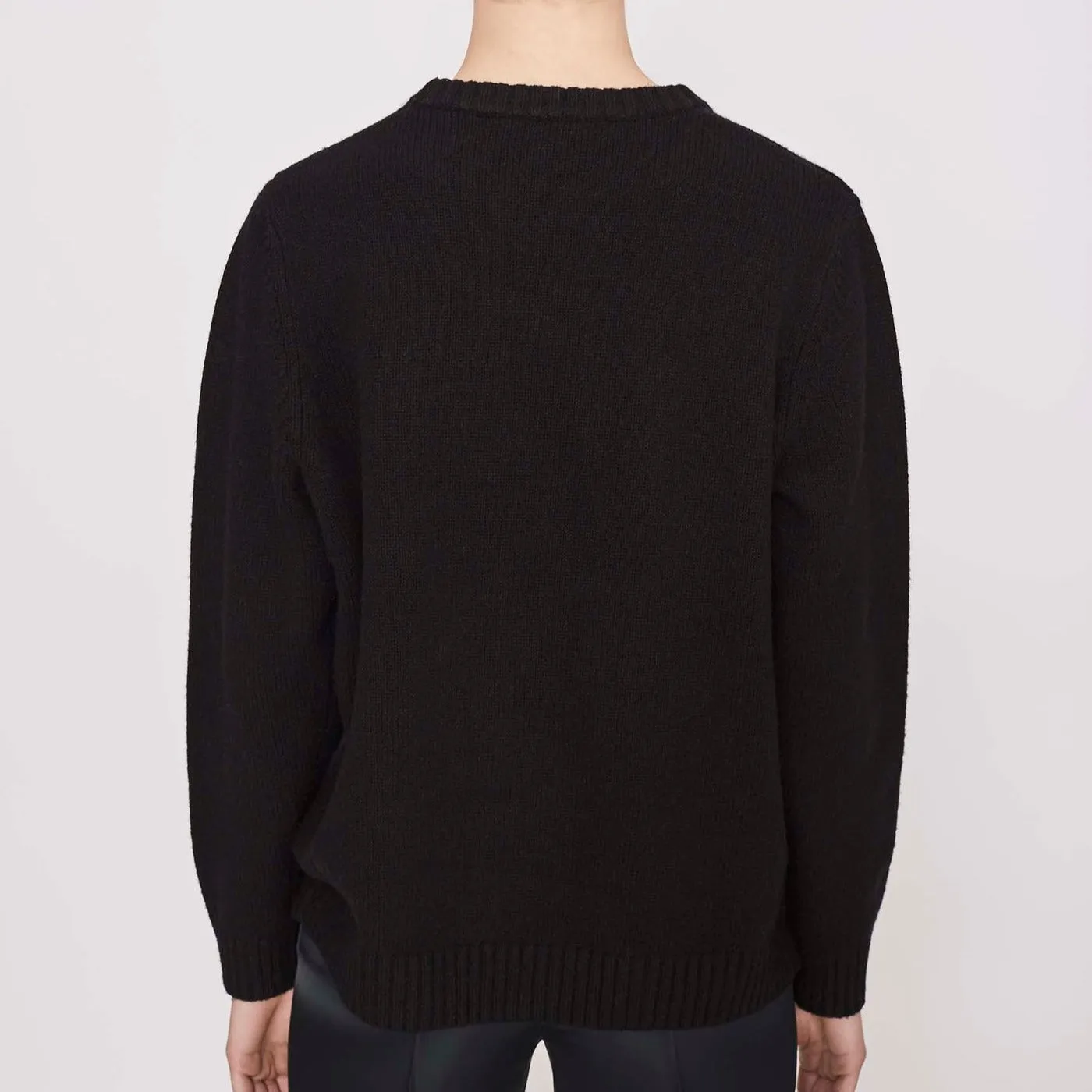 Bella Freud 1970 Oversized Jumper Black