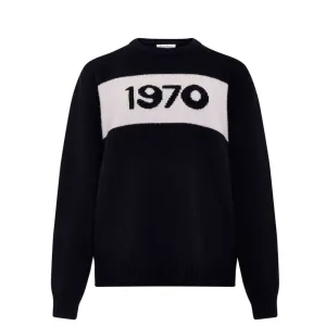 Bella Freud 1970 Oversized Jumper Black