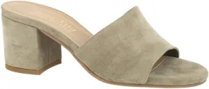Bella Vita Womens Mel-Italy Slides Sandal Taupe Italian Suede 9.5 M US