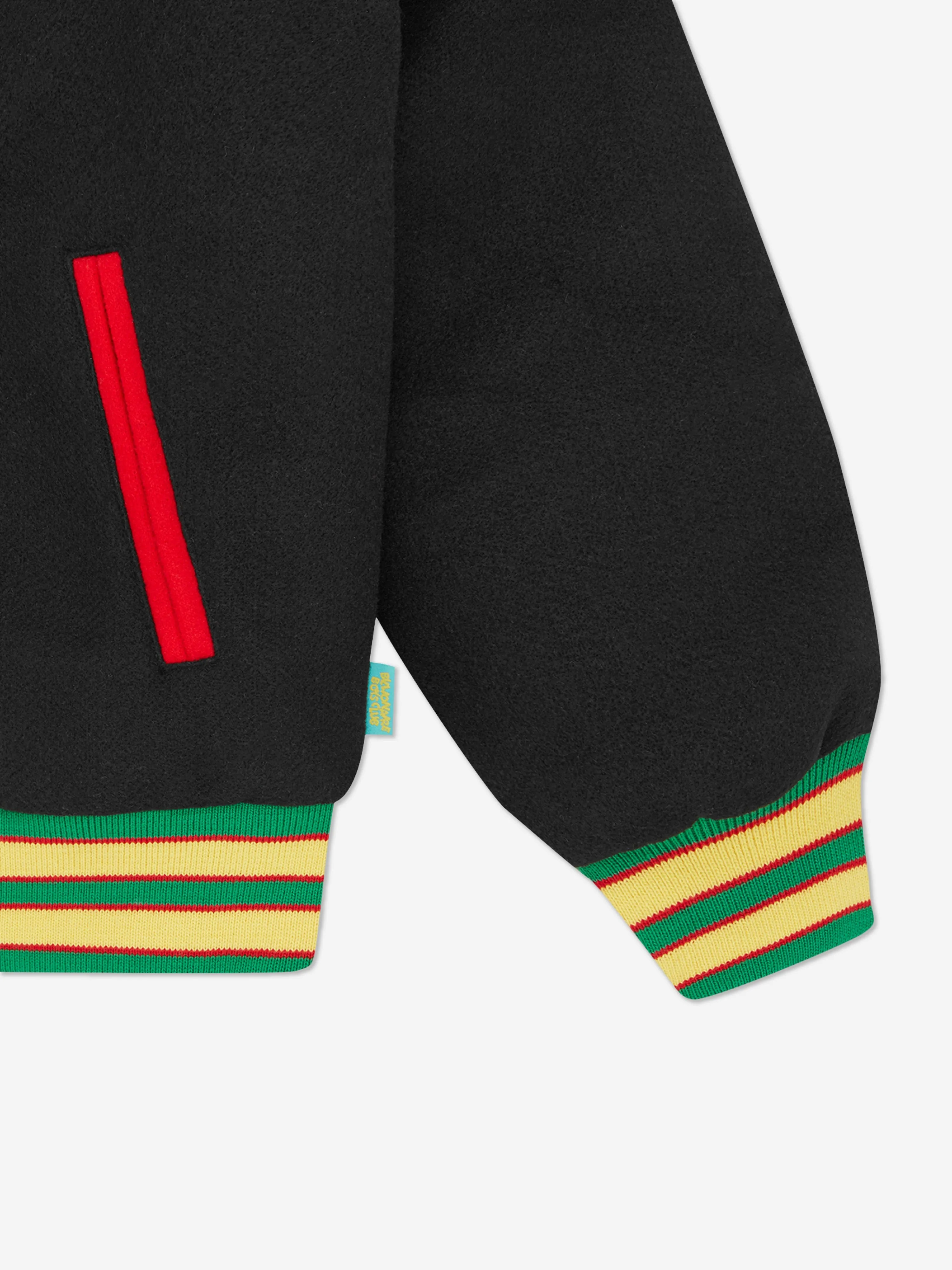 Billionaire Boys Club Boys Robot Varsity Jacket in Black