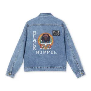 Black Hippie Denim Jacket - Retro Van Life