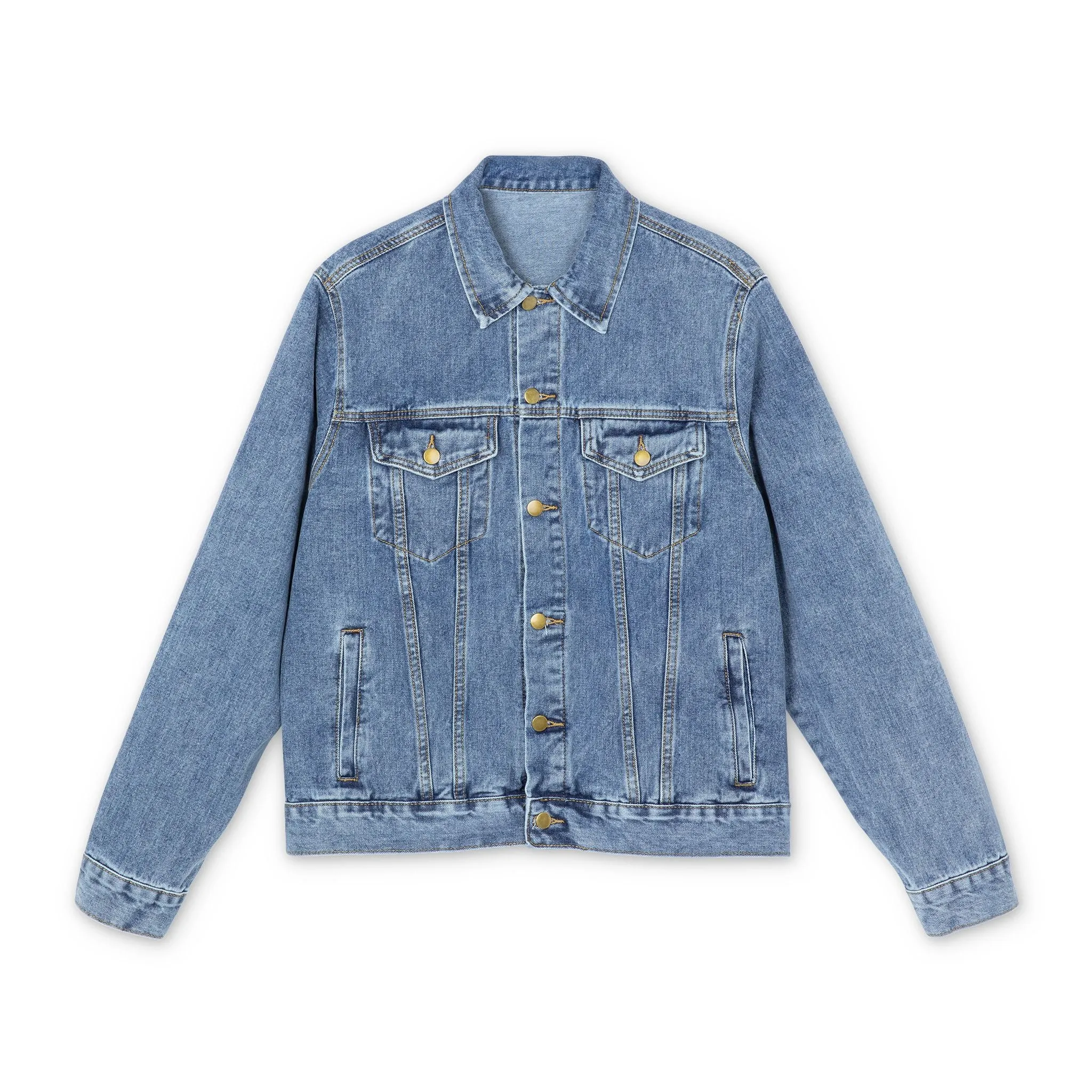 Black Hippie Denim Jacket - Retro Van Life