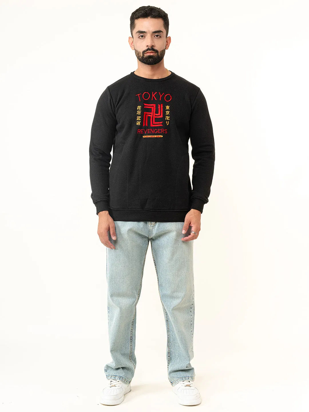 Black Tokyo Manji Revengers  Sweatshirt