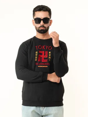 Black Tokyo Manji Revengers  Sweatshirt
