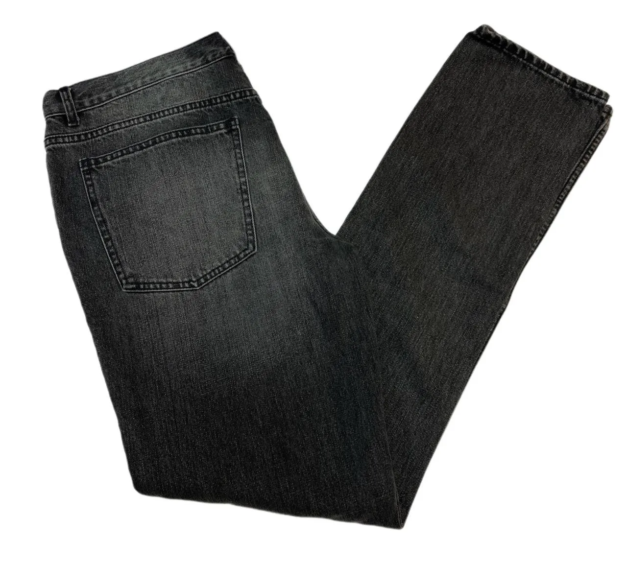 BLK DNM Men's Washed Black Button Fly Regular Fit Jeans 11 Size 28/32 NWT