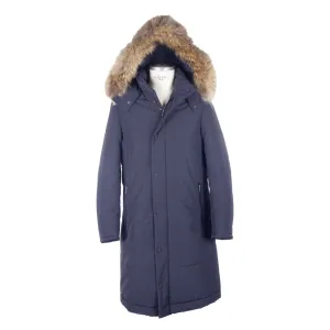 Blue Wool Men's Jacket