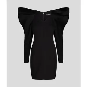 BOW SLEEVES DRESS