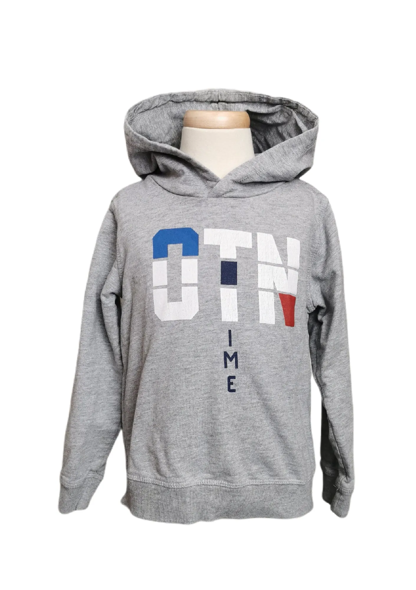 BOY SIZE 5/6 YEARS - PIAZZAITALIA, Graphic Pullover Hoodie VGUC B29