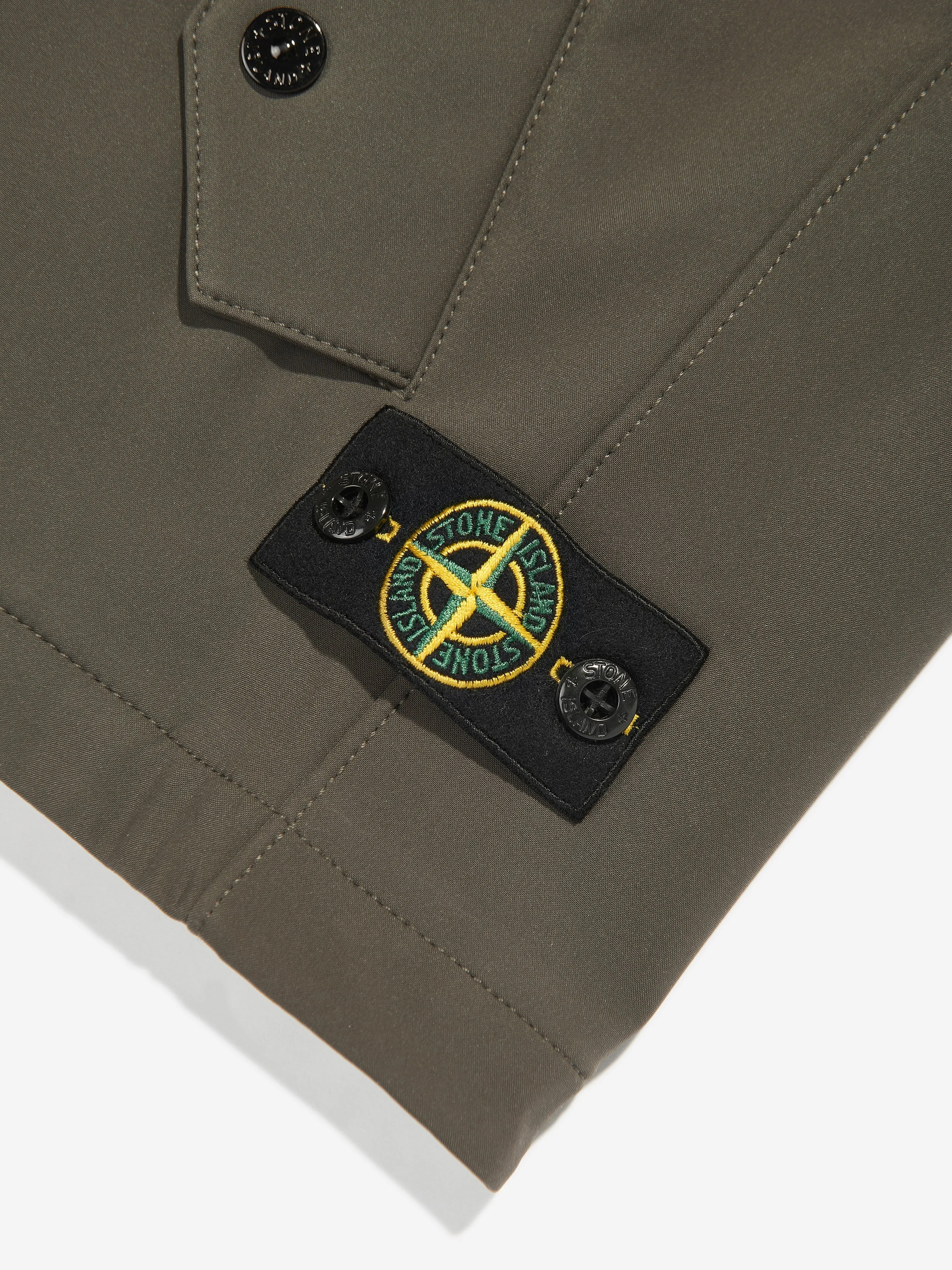 Boys Logo Gilet in Green