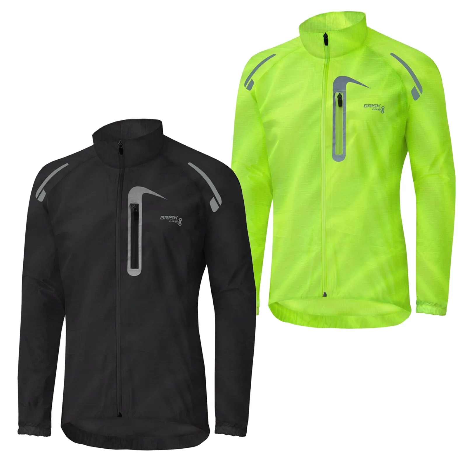 Brisk Bike Cycling Rain Jacket Men’s and Women’s cycling raincoat & Ultra Lightweight Jacket, best rainproof cycling jacket, wind and waterproof cycling jacket, best lightweight cycling rain jacket, water resistant cycling jacket