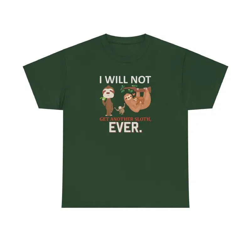 Charming Sloth t Shirt for Unmatched Comfort