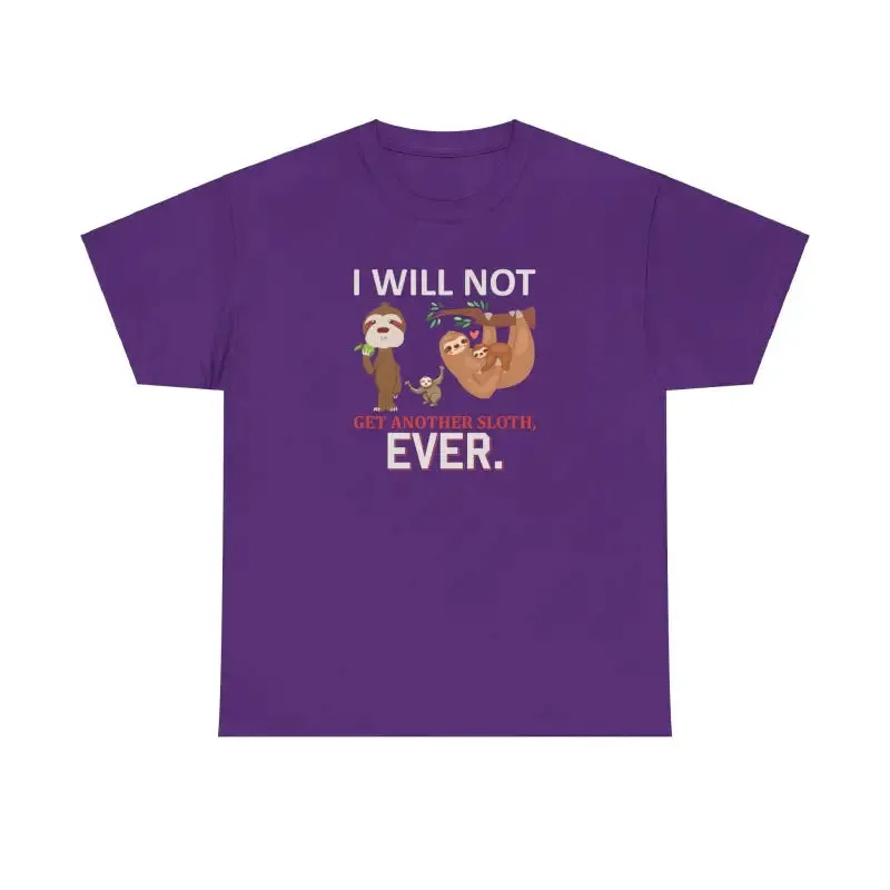Charming Sloth t Shirt for Unmatched Comfort