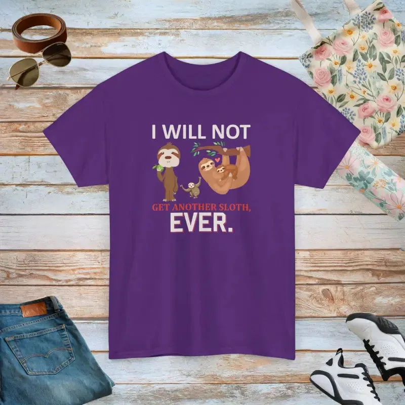 Charming Sloth t Shirt for Unmatched Comfort