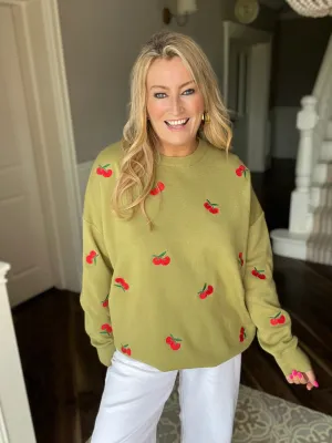 Cherry Olive Knit