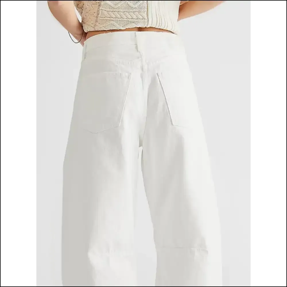 Chic Raw Hem Wide Leg Jeans: for when you Want Freedom and Fun!