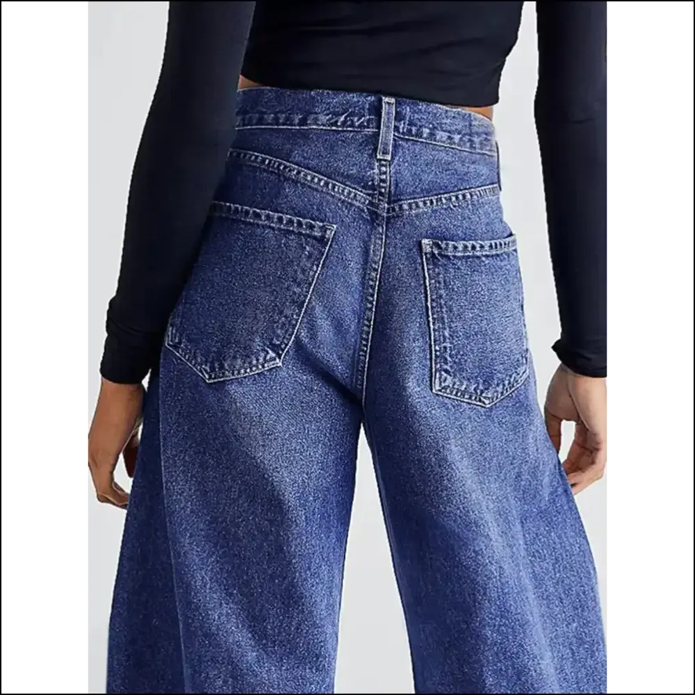 Chic Raw Hem Wide Leg Jeans: for when you Want Freedom and Fun!