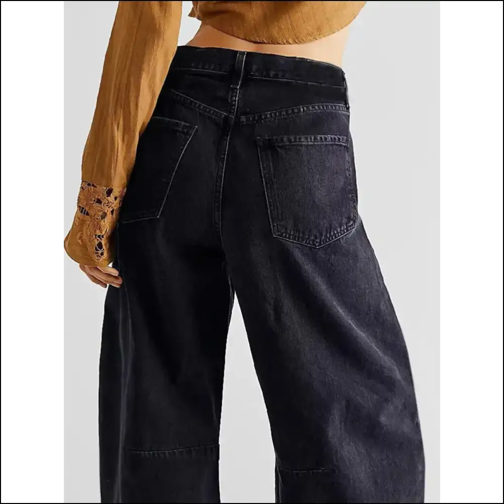 Chic Raw Hem Wide Leg Jeans: for when you Want Freedom and Fun!