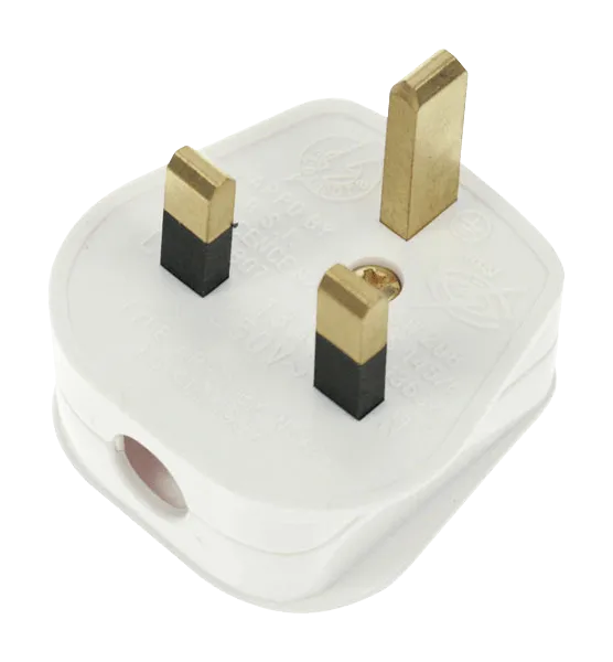 Click PA301 13A Resilient Plug Top (13A Fused) Fast Grip White
