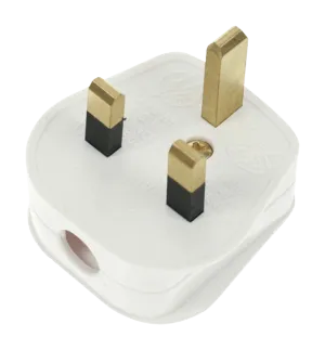 Click PA301 13A Resilient Plug Top (13A Fused) Fast Grip White
