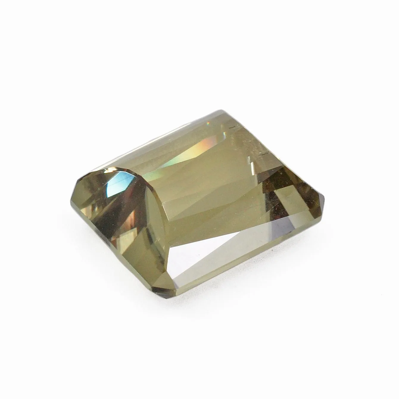 Color-change Diaspore 12.03 mm 7.55 carats Faceted Rectangle Gemstone