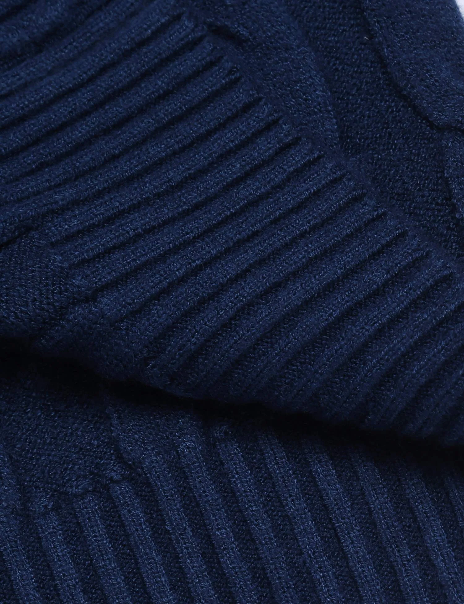 COOFANDY Men's Slim Fit Turtleneck Sweater Casual Twisted Knitted Pullover Sweaters