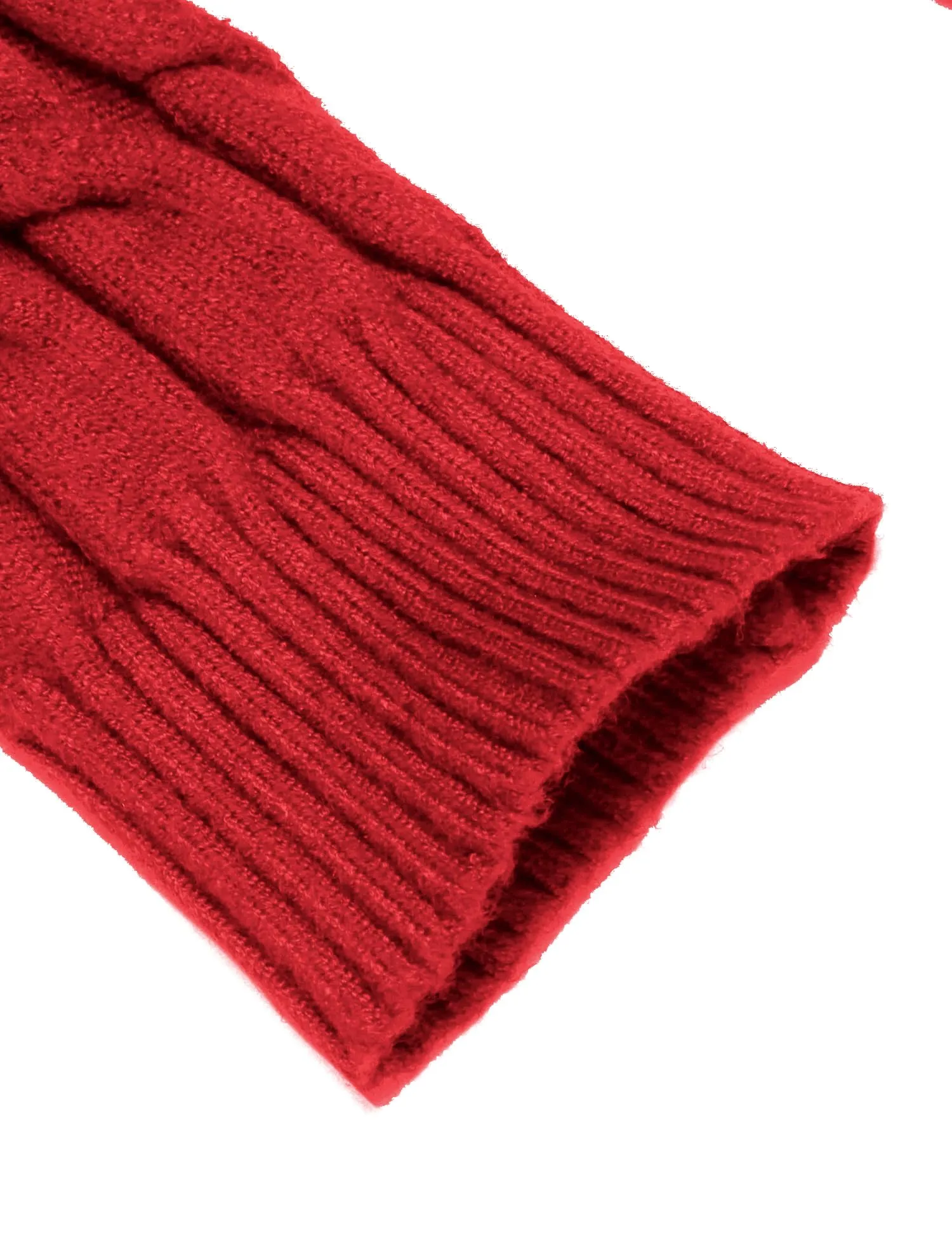 COOFANDY Men's Slim Fit Turtleneck Sweater Casual Twisted Knitted Pullover Sweaters